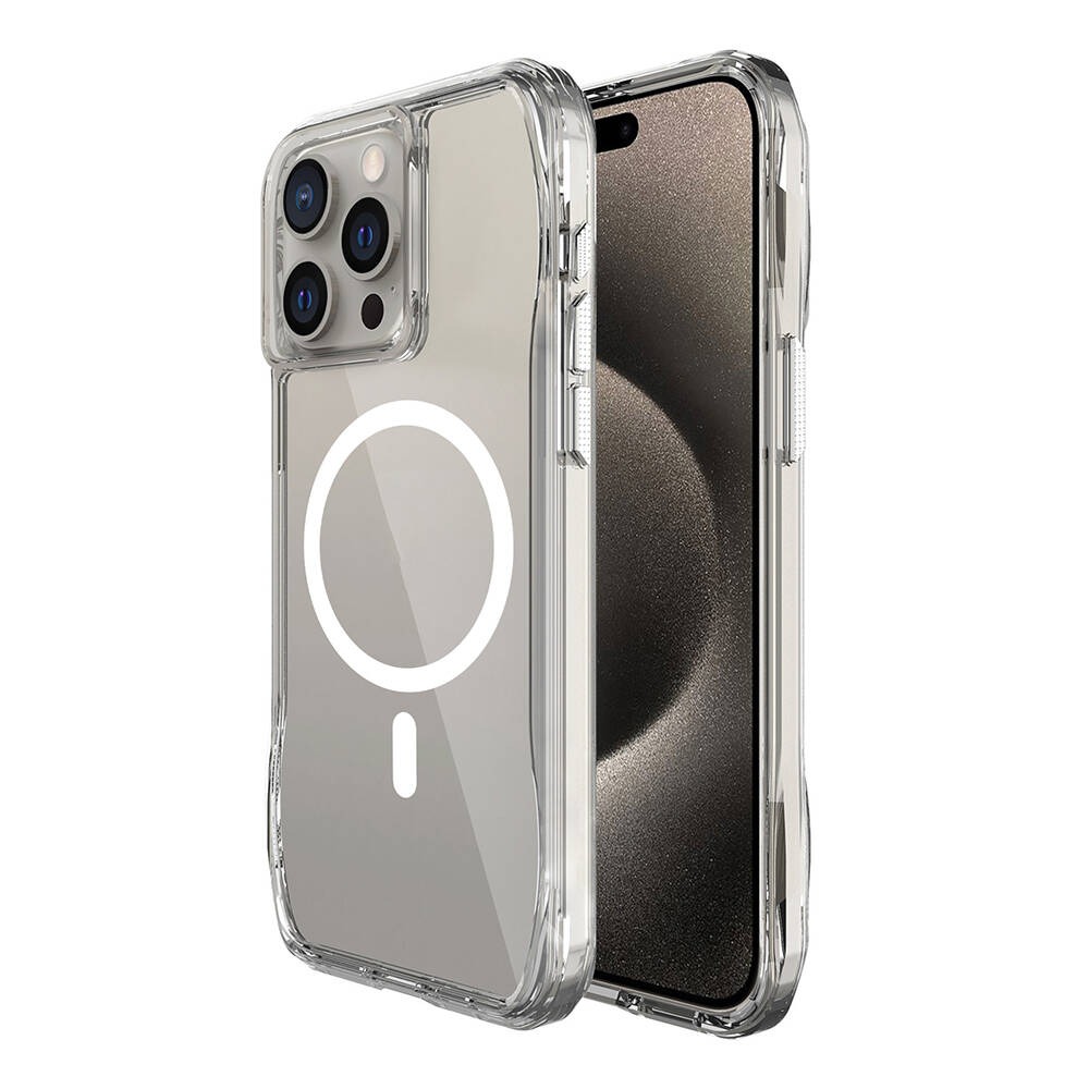 iPhone 15 Pro Kılıf M-safe Şarj Özellikli Airbagli Şeffaf Zore İncek Kılıf iPhone 15 Pro Kılıf M-safe Şarj Özellikli Airbagli Şeffaf Zore İncek Kılıf