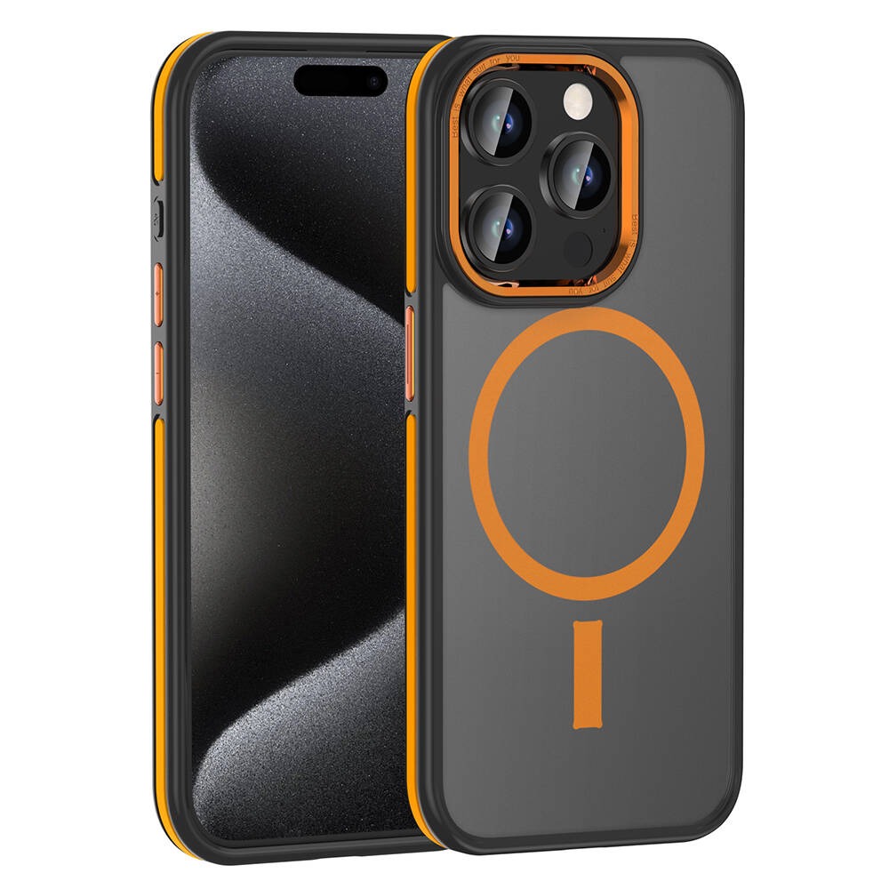 iPhone 15 Pro Max Kılıf M-safe Şarj Özellikli Mat Görünümlü Zore Ant Kılıf iPhone 15 Pro Max Kılıf M-safe Şarj Özellikli Mat Görünümlü Zore Ant Kılıf