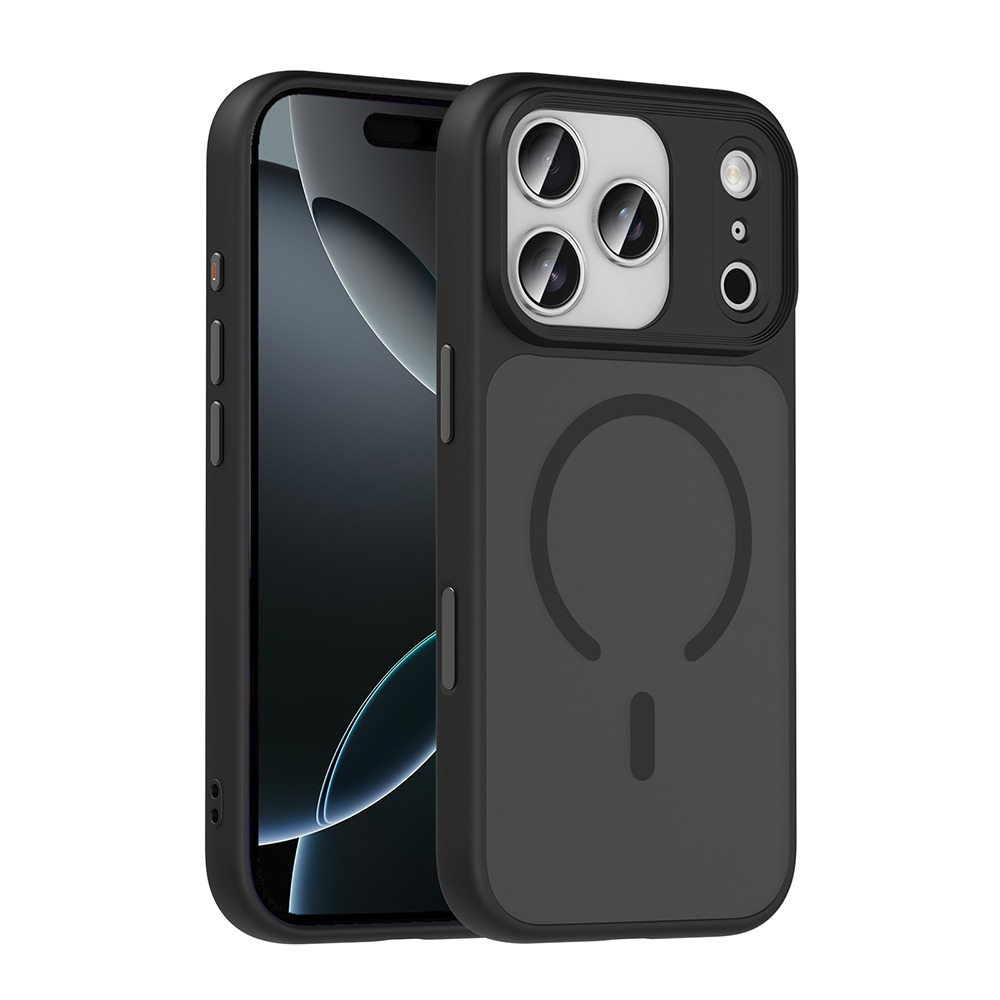 iPhone 17 Pro Kılıf Mat Arka Yüzey Wireless Şarj Özellikli Zore Flet M-safe Kılıf iPhone 17 Pro Kılıf Mat Arka Yüzey Wireless Şarj Özellikli Zore Flet M-safe Kılıf