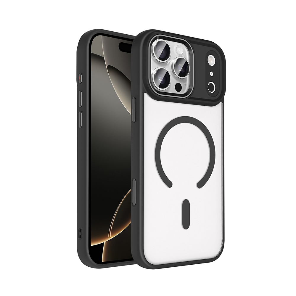 iPhone 17 Pro Max Kılıf Wireless Şarj Özellikli Zore Krom M-safe Silikon Kapak iPhone 17 Pro Max Kılıf Wireless Şarj Özellikli Zore Krom M-safe Silikon Kapak