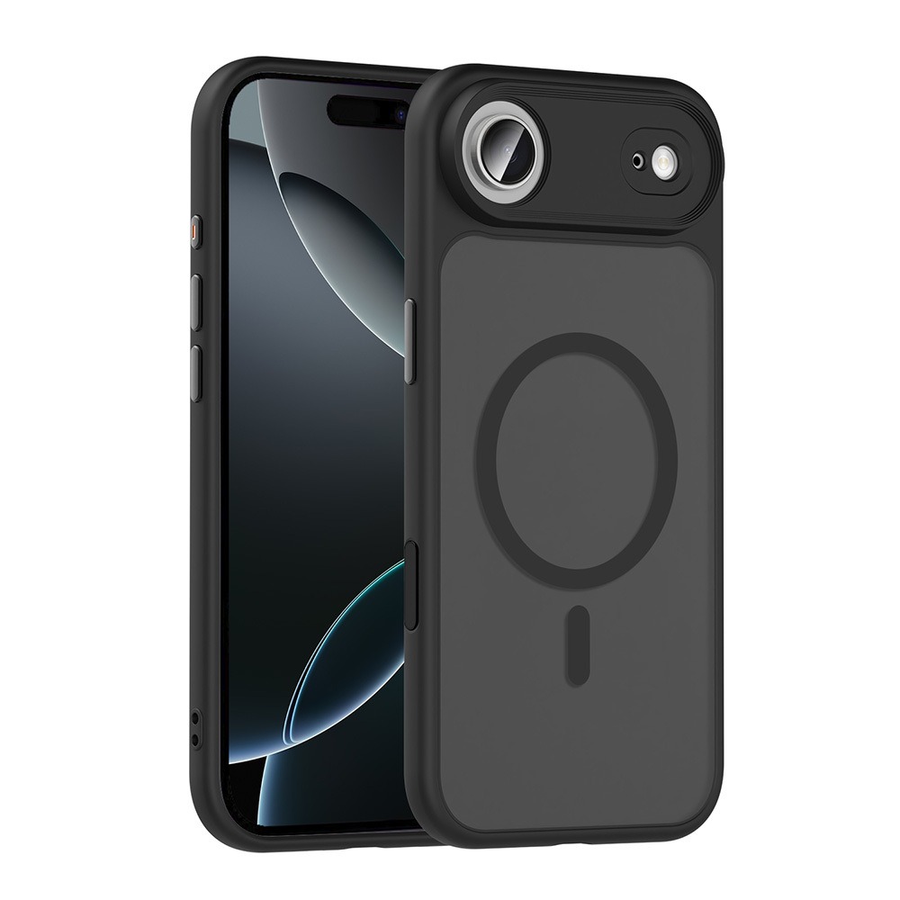 iPhone 17 Air Kılıf Mat Arka Yüzey Wireless Şarj Özellikli Zore Flet M-safe Kapak iPhone 17 Air Kılıf Mat Arka Yüzey Wireless Şarj Özellikli Zore Flet M-safe Kapak